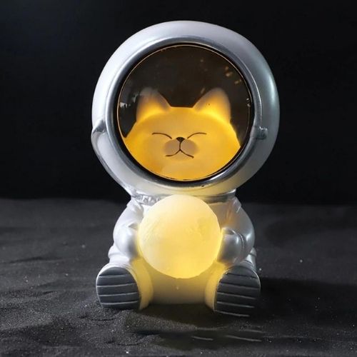 Galaxy Guardian – Astronaut Pet Night Light - 3 Styles