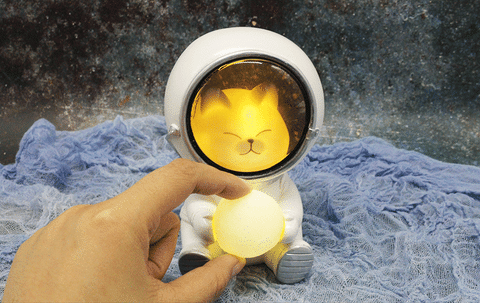 Galaxy Guardian – Astronaut Pet Night Light - 3 Styles